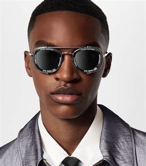 louis vuitton zonnebril heren 2017|LV Super Vision Metal Pilot Square Sunglasses .